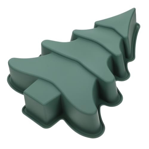 ZUNOXAZ Silikon Weihnachtsbaum Kuchenform Antihaft Party Backform für DIY Tortenboden Flexible Silikonform mit Glatter Oberfläche Leicht zu Reinigen für Zuhause und Professionelle Bäckerei von ZUNOXAZ
