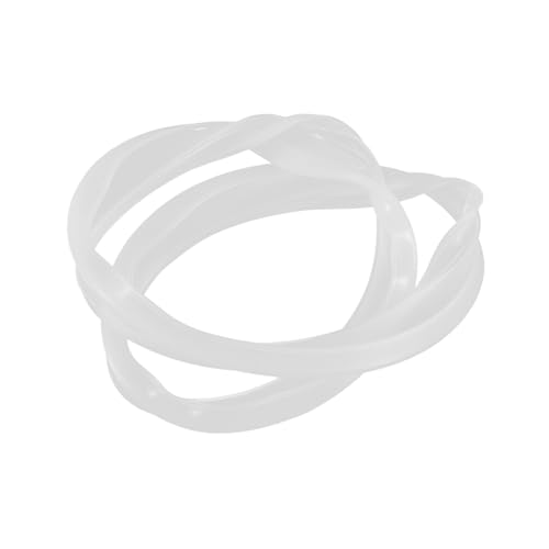ZUNOXAZ Silikondichtung Schnellkochtopf Transparent Silikon Dichtungsring Ersatz für Reiskocher und Druckkochtopf Lebensmittelecht Hitzebeständig Wiederverwendbar Einfache Montage von ZUNOXAZ