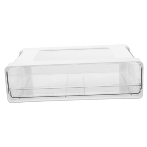 ZUNOXAZ Transparente Fächer Schubladenbox Unter Schreibtisch Nagelfreier Wiederverwendbarer Versteckter Organizer Multifunktionale Aufbewahrung für Büro Home Office Kosmetik Werkzeug von ZUNOXAZ