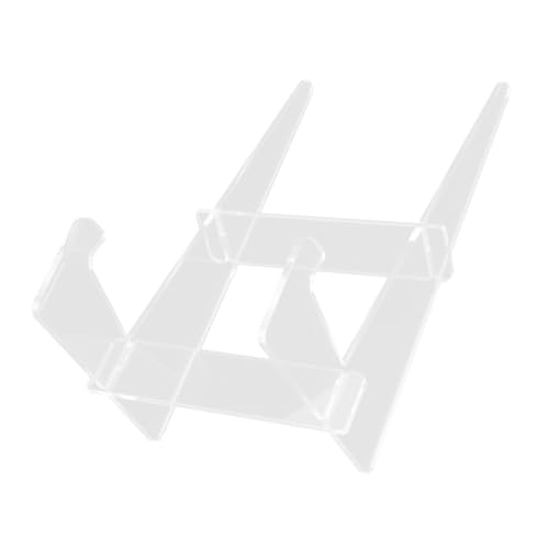 ZUNOXAZ Transparenter Acryl Buchständer Kochbuchhalter Stabil und Kratzfest für Küchenarbeitsplatte Moderner Rezeptbuchhalter mit Elegantem Design und Leicht zu Reinigen für Küche und von ZUNOXAZ
