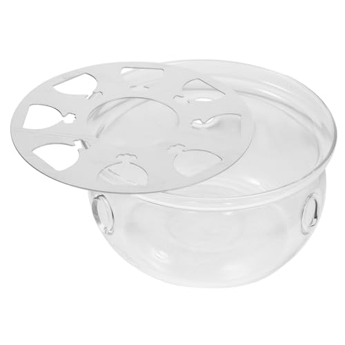 ZUNOXAZ Glas Teekanne Mit Heizsockel Runder Teekessel Aus Hochwertigem Glas Teekochersockel Für Teewärmer Teekannenhalter Für Teezeremonie Zubehör von ZUNOXAZ