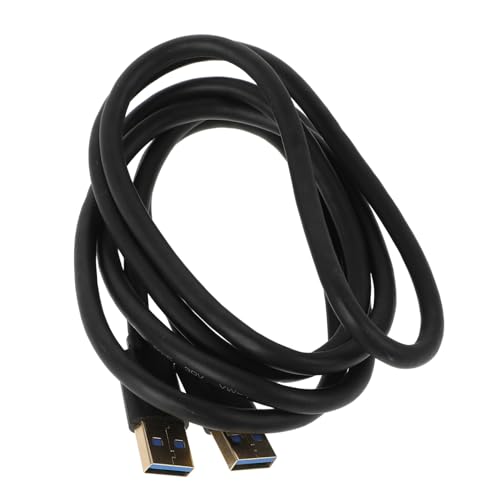 ZUNOXAZ USB Male To Male Datenkabel Hochgeschwindigkeits Übertragung Robustes USB Verbindungskabel für Festplatte Laptop Kamera Monitor Langlebig und Vielseitig Einsetzbar von ZUNOXAZ