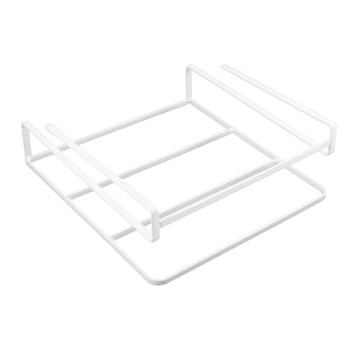 ZUNOXAZ Untertisch Laptop Halterung Weiß Multifunktionaler Schreibtisch Organizer Notebook Aufbewahrung Kabel und Zubehör Büro Zuhause Schule von ZUNOXAZ
