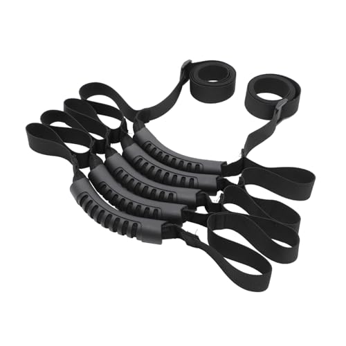 ZUNOXAZ Verstellbare Bettleiter Aufstehhilfe mit Rutschfesten Eva Griffen für Senioren und Behinderte Nylon Aufstehhilfe Gurt für Aufrichten im Bett Langlebig und Komfortabel von ZUNOXAZ