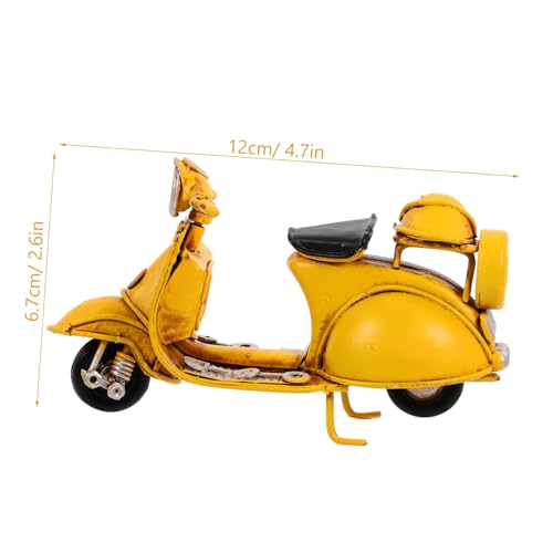 ZUNOXAZ Vintage Metall Motorrad Modell Deko Retro Stil Miniatur Scooter Sammler Geschenk für Motorrad Fans und Home Desktop Dekoration ZUNOXAZ Vintage Metall Motorrad Modell Deko Retro Stil Miniatur Scooter Sammler Geschenk für Motorrad Fans und Home Desktop Dekoration von ZUNOXAZ