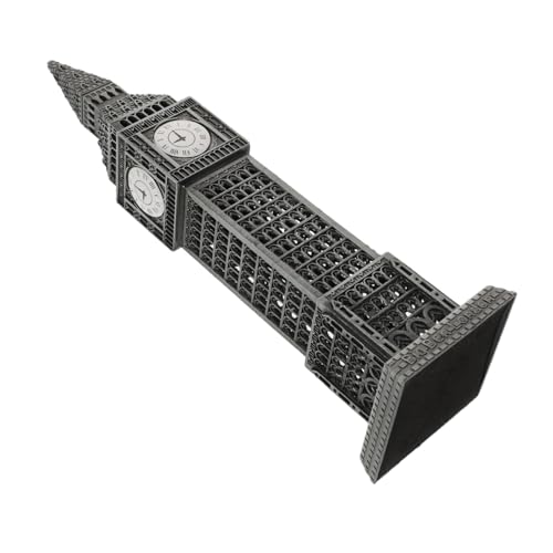 ZUNOXAZ Vintage Metall Tischuhr Big Modell Britisches Wahrzeichen Souvenir Dekorativer Uhrenturm für Büro Wohnzimmer und Bücherregal Stabile Handwerkskunst Silberfarben ZUNOXAZ Vintage Metall Tischuhr Big Modell Britisches Wahrzeichen Souvenir Dekorativer Uhrenturm für Büro Wohnzimmer und Bücherregal Stabile Handwerkskunst Silberfarben von ZUNOXAZ
