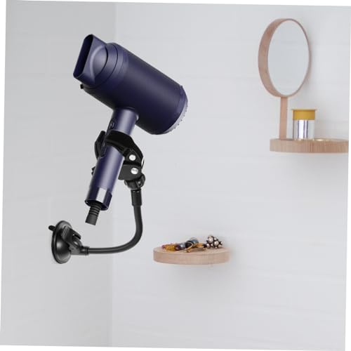 ZUNOXAZ Wandhalterung Haartrockner Saugnapf Föhnhalterung Bad Organizer Platzsparend Badezimmer von ZUNOXAZ
