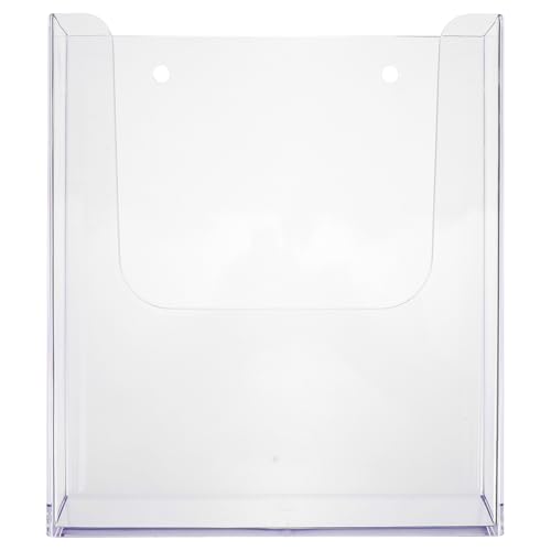 ZUNOXAZ Wandmontierter transparenter Prospektständer Dokumenten organizer Mit Bohrlöchern Für Büro Aufbewahrung Und Schreibtisch Ordnung ZUNOXAZ Wandmontierter transparenter Prospektständer Dokumenten organizer Mit Bohrlöchern Für Büro Aufbewahrung Und Schreibtisch Ordnung von ZUNOXAZ