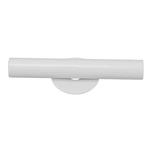 ZUNOXAZ Wandvase Metallrohr Weiß Kleiner Wandblumenhalter Ohne Bohren Für Trockenblumen Einzelstielvase Wohnzimmer Schlafzimmer Wanddekoration von ZUNOXAZ