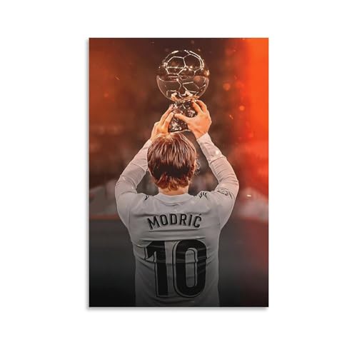 ZUNYUEFU Luka Modric Fußballspieler-Poster (4) – 2436 Leinwandgemälde, Poster, Wandkunst, dekorative Bilddrucke, moderne Dekoration, 50 x 75 cm von ZUNYUEFU