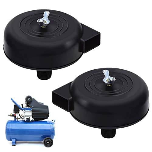 ZUOMENDY18 2pcs Kompressor Luftfilter Ersetzen Schalldämpfer Kompressor Ansaugfilter Luftkompressor Schalldämpfer Schalldämpfer Ersatz Luftkompressor mit 16mm Gewindeanschluss von ZUOMENDY18