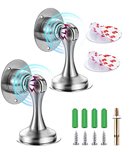 Türstopper Magnetischer ZUONAI 2 Stück Türstopper Selbstklebend Magnetischer Türstopperhalter aus Edelstahl Türfeststeller Magnet Door Stopper am Boden oder an der Wand montiert für Tür Offen Halten Türstopper Magnetischer ZUONAI 2 Stück Türstopper Selbstklebend Magnetischer Türstopperhalter aus Edelstahl Türfeststeller Magnet Door Stopper am Boden oder an der Wand montiert für Tür Offen Halten von ZUONAI