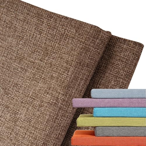 5cm Dicke Garden Chair Seat Cushion Covers,Ersatzbezug Für Sitzauflage，Wasserdicht & UV-Schutz - Leinen Bezug Mit Reißverschluss For Square Kitchen Dining Room Sofa Cushion(Light Brown,180 x 50 x5 cm) von ZUOZHE
