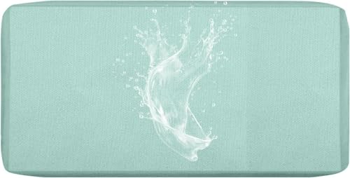 Sitzkissenbezug Für Gartenmöbel Terrasse Wasserdichter Sitzkissenbezug Mit Reißverschluss Abnehmbar & Einfach Zu Reinigen - Passt Für L-Form Couch Und Ecksofa(A11,33x65x10cm) von ZUOZHE