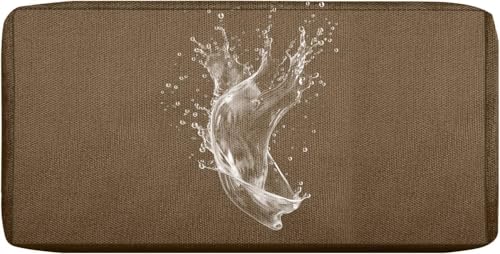 Sitzkissenbezug Für Gartenmöbel Terrasse Wasserdichter Sitzkissenbezug Mit Reißverschluss Abnehmbar & Einfach Zu Reinigen - Passt Für L-Form Couch Und Ecksofa(A12,60x60x10cm) von ZUOZHE