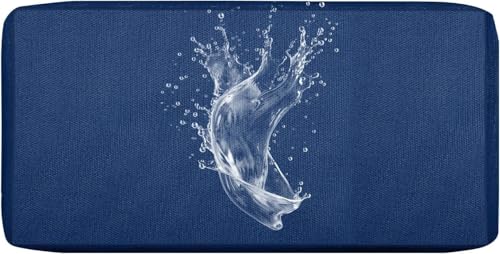 Sitzkissenbezug Für Gartenmöbel Terrasse Wasserdichter Sitzkissenbezug Mit Reißverschluss Abnehmbar & Einfach Zu Reinigen - Passt Für L-Form Couch Und Ecksofa(A14,107x46x8cm) von ZUOZHE