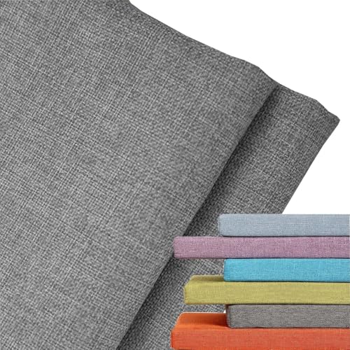 ZUOZHE 5cm Dicke Garden Chair Seat Cushion Covers,Ersatzbezug Für Sitzauflage，Wasserdicht & UV-Schutz - Leinen Bezug Mit Reißverschluss for Square Kitchen Dining Room Sofa Cushion(Gray,120X 50X5 cm) von ZUOZHE