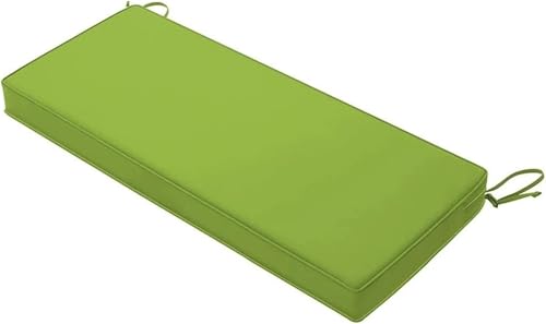 ZUOZHE Bankauflage Gepolstert 5cm Dicke -Innen & Outdoor Bierbankauflage Wasserdicht & Waschbar Für Bierzeltgarnitur, Gartenbank, Terrasse - Abnehmbarer Bezug(Green Fruit,190x40x5cm) von ZUOZHE