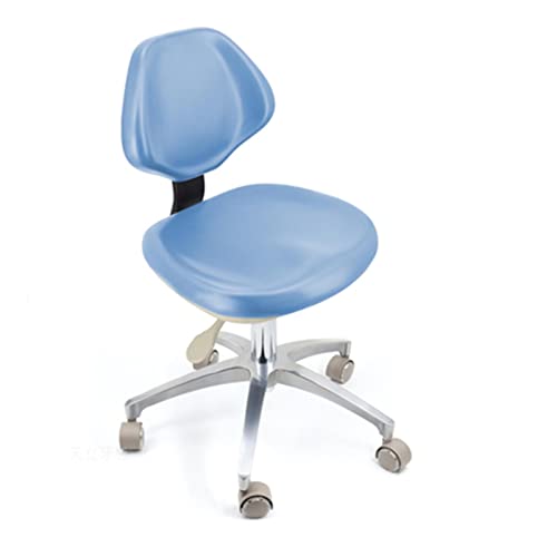 ZUOZUIYQ Einstellbarer Zahnarztstuhl Doktor des Stuhls Assistenten Stuhl 360 Grad Rotation mit Rückenlehne PU Leather Home Office Stuhl, D, L. von ZUOZUIYQ