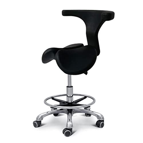 ZUOZUIYQ Ergonomischer Sattelhocker Schwenkerner Sattelstuhl Verstellbarer Hocker mit Profilring, Style 3 von ZUOZUIYQ