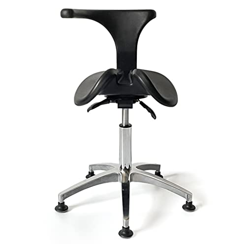 ZUOZUIYQ Ergonomischer Sattelhocker Verstellbarer Sattelhocker Zahnstuhl für zahnärztliche Labor -Salon -Massage -Studio -Büro, C1 von ZUOZUIYQ