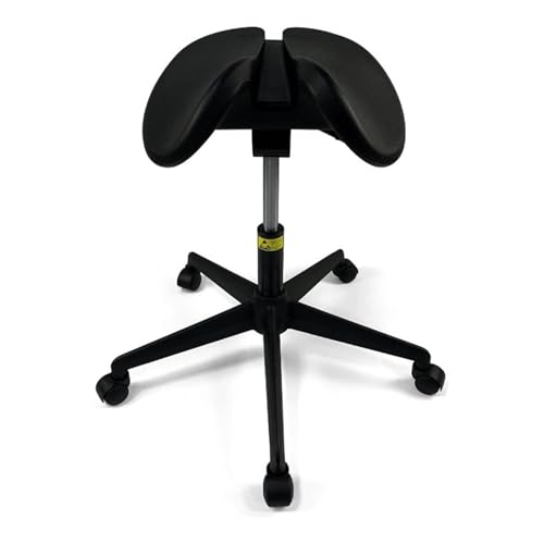 ZUOZUIYQ Sattelhocker Salon Stuhl Ergonomic Verstellbarer Stuhlschwenk Sattelstuhl für Zahn-, Labor, Haus, Büro, Salon Shop Rolling Stool von ZUOZUIYQ