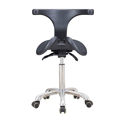 ZUOZUIYQ Verstellbarer Sattelhocker, Arbeitsstuhl Ergonomisch einstellbar 360 ° Drehschwenkhocker für Ärzte Beauty Massage Spa Salon, G. von ZUOZUIYQ