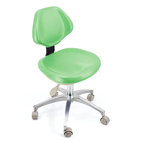 ZUOZUIYQ Verstellbarer Zahnarztstuhl Doktor des Stuhls Assistenten Stuhl 360 Grad Rotation mit Backlast PU Leder Home Office Stuhl, F, L. von ZUOZUIYQ