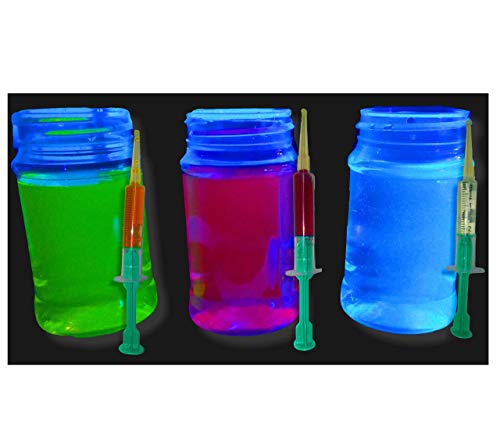 5ml Glühend Fluorescent Farbstoff, Liquid: Neon UV Blacklight Reaktive Konzentrat - Blau UV Blau, 5ml von ZUPERPAINT