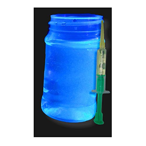 5ml Glühend Fluorescent Farbstoff, Liquid: Neon UV Blacklight Reaktive Konzentrat - Klar UV Cloudy Blau, 5ml von ZUPERPAINT