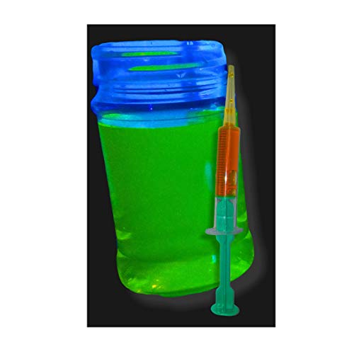 Glühend Fluorescent Farbstoff, Liquid: Neon UV Blacklight Reaktive 2ml Konzentrat - Gelb Grün UV Gelb Grün, 2ml von ZUPERPAINT