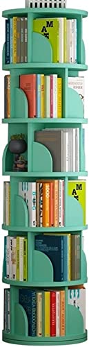 360° kreatives drehbares Bücherregal, First-Bücherturm-Design, Lagerregal-Dekorationsregal (Farbe: Grün, Größe: 46 * 95 cm) (Grün 46 * 188 cm) Warm as Ever von ZURBAQD