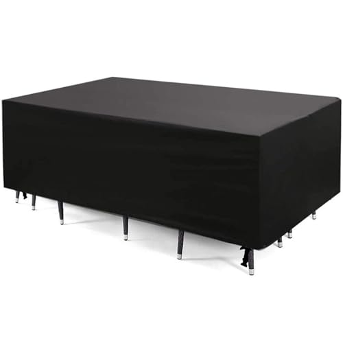 ZUROJ Abdeckung für Gartenmöbel 250x50x20cm Gartenmöbel Abdeckung Schutzhülle Sitzgarnituren Gartentische und Möbelsets Wasserdicht Winddicht 420D Oxford von ZUROJ
