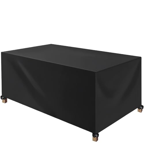 ZUROJ Abdeckung für Gartenmöbel 320x250x80cm Wasserdicht Abdeckplane 420D Oxford Gewebe, Winterfest Anti-UV Gartentische Schutzhülle für Balkonmöbel Möbelsets Lounge von ZUROJ