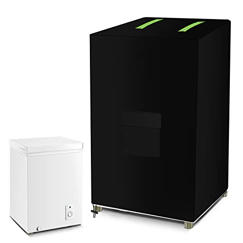 ZUYIYI Mini-Gefrierschrank-Abdeckung, für den Außenbereich, Gefrierschrank-Schutz für 100 Kubikmeter, 420D Oxford, wasserdicht, staubdicht, sonnenfest, elektrische Smoker-Abdeckung, 58,4 cm L x 58,4 ZUYIYI Mini-Gefrierschrank-Abdeckung, für den Außenbereich, Gefrierschrank-Schutz für 100 Kubikmeter, 420D Oxford, wasserdicht, staubdicht, sonnenfest, elektrische Smoker-Abdeckung, 58,4 cm L x 58,4 von ZUYIYI