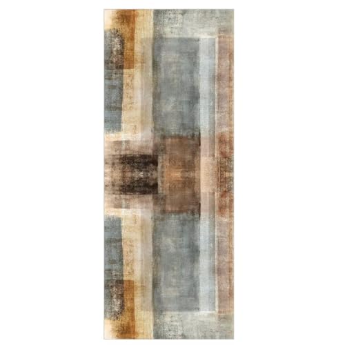 ZUZEKU Abstrakte Läufer Flur Küche Waschbar rutschfest 80X130cm Vintage Blau und Braun Lang Küchenteppich Flurteppich Teppich Fur Korridor Wohnzimmer Schlafzimmer Meterware Anpassbar ZUZEKU Abstrakte Läufer Flur Küche Waschbar rutschfest 80X130cm Vintage Blau und Braun Lang Küchenteppich Flurteppich Teppich Fur Korridor Wohnzimmer Schlafzimmer Meterware Anpassbar von ZUZEKU
