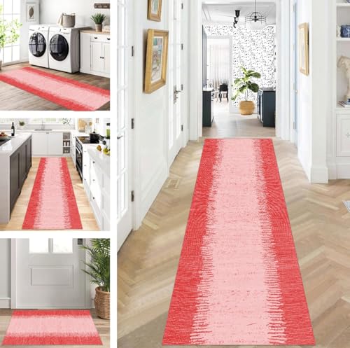 ZUZEKU Abstrakte Läufer Flur Küche Waschbar rutschfest Korridor Teppichmatten 100X350cm Rot Lang Küchenteppich Flurteppich Läufer Schlafzimmer Esszimmer Polyester Teppichläufer Meterware Anpassbar ZUZEKU Abstrakte Läufer Flur Küche Waschbar rutschfest Korridor Teppichmatten 100X350cm Rot Lang Küchenteppich Flurteppich Läufer Schlafzimmer Esszimmer Polyester Teppichläufer Meterware Anpassbar von ZUZEKU
