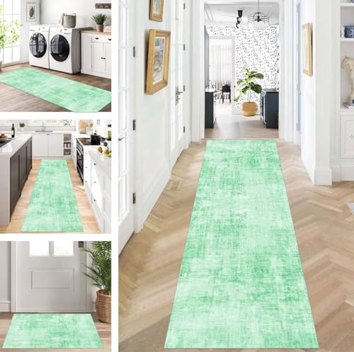 ZUZEKU Abstrakte Läufer Flur Küche Waschbar rutschfest Korridor Teppichmatten 110X450cm Lang Grün Küchenteppich Flurteppich Läufer Schlafzimmer Esszimmer Polyester Teppichläufer Meterware Anpassbar ZUZEKU Abstrakte Läufer Flur Küche Waschbar rutschfest Korridor Teppichmatten 110X450cm Lang Grün Küchenteppich Flurteppich Läufer Schlafzimmer Esszimmer Polyester Teppichläufer Meterware Anpassbar von ZUZEKU