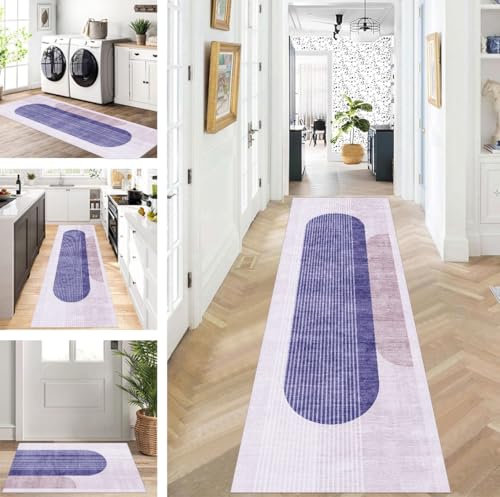 ZUZEKU Abstrakte Läufer Flur Küche Waschbar rutschfest Korridor Teppichmatten 40X120cm Lang Violett Küchenteppich Flurteppich Läufer Schlafzimmer Esszimmer Polyester Teppichläufer Meterware Anpassbar ZUZEKU Abstrakte Läufer Flur Küche Waschbar rutschfest Korridor Teppichmatten 40X120cm Lang Violett Küchenteppich Flurteppich Läufer Schlafzimmer Esszimmer Polyester Teppichläufer Meterware Anpassbar von ZUZEKU