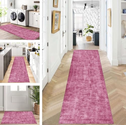 ZUZEKU Abstrakte Läufer Flur Küche Waschbar rutschfest Korridor Teppichmatten 40X180cm Lang Rosa Küchenteppich Flurteppich Läufer Schlafzimmer Esszimmer Polyester Teppichläufer Meterware Anpassbar ZUZEKU Abstrakte Läufer Flur Küche Waschbar rutschfest Korridor Teppichmatten 40X180cm Lang Rosa Küchenteppich Flurteppich Läufer Schlafzimmer Esszimmer Polyester Teppichläufer Meterware Anpassbar von ZUZEKU