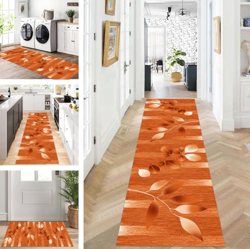 ZUZEKU Abstrakte Läufer Flur Küche Waschbar rutschfest Korridor Teppichmatten 40X200cm Orange Lang Küchenteppich Flurteppich Läufer Schlafzimmer Esszimmer Polyester Teppichläufer Meterware Anpassbar ZUZEKU Abstrakte Läufer Flur Küche Waschbar rutschfest Korridor Teppichmatten 40X200cm Orange Lang Küchenteppich Flurteppich Läufer Schlafzimmer Esszimmer Polyester Teppichläufer Meterware Anpassbar von ZUZEKU