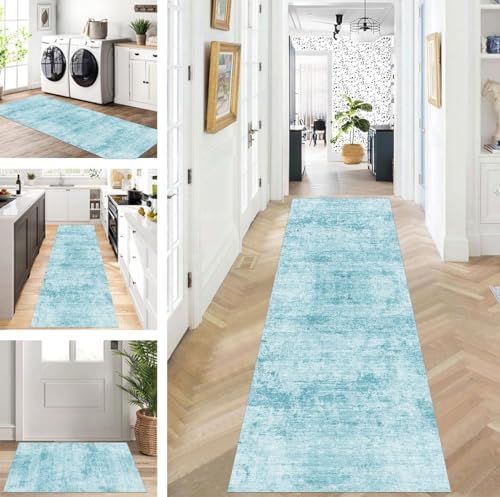 ZUZEKU Abstrakte Läufer Flur Küche Waschbar rutschfest Korridor Teppichmatten 40X350cm Lang Cyan Küchenteppich Flurteppich Läufer Schlafzimmer Esszimmer Polyester Teppichläufer Meterware Anpassbar ZUZEKU Abstrakte Läufer Flur Küche Waschbar rutschfest Korridor Teppichmatten 40X350cm Lang Cyan Küchenteppich Flurteppich Läufer Schlafzimmer Esszimmer Polyester Teppichläufer Meterware Anpassbar von ZUZEKU