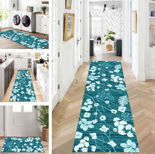 ZUZEKU Abstrakte Läufer Flur Küche Waschbar rutschfest Korridor Teppichmatten 50X100cm Lang Cyan Küchenteppich Flurteppich Läufer Schlafzimmer Esszimmer Polyester Teppichläufer Meterware Anpassbar ZUZEKU Abstrakte Läufer Flur Küche Waschbar rutschfest Korridor Teppichmatten 50X100cm Lang Cyan Küchenteppich Flurteppich Läufer Schlafzimmer Esszimmer Polyester Teppichläufer Meterware Anpassbar von ZUZEKU