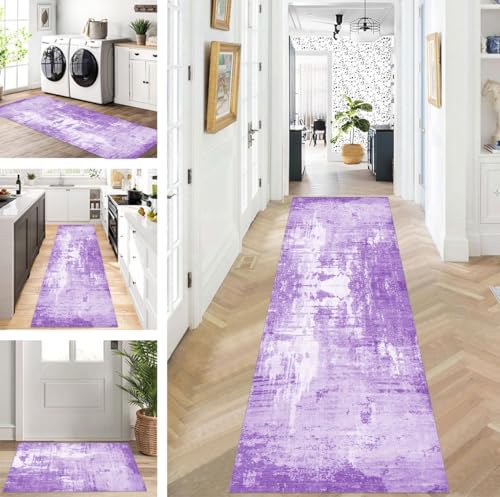 ZUZEKU Abstrakte Läufer Flur Küche Waschbar rutschfest Korridor Teppichmatten 60X80cm Lang Lila Küchenteppich Flurteppich Läufer Schlafzimmer Esszimmer Polyester Teppichläufer Meterware Anpassbar ZUZEKU Abstrakte Läufer Flur Küche Waschbar rutschfest Korridor Teppichmatten 60X80cm Lang Lila Küchenteppich Flurteppich Läufer Schlafzimmer Esszimmer Polyester Teppichläufer Meterware Anpassbar von ZUZEKU