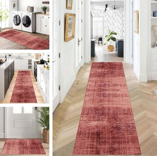 ZUZEKU Abstrakte Läufer Flur Küche Waschbar rutschfest Korridor Teppichmatten 90X350cm Lang Rot Küchenteppich Flurteppich Läufer Schlafzimmer Esszimmer Polyester Teppichläufer Meterware Anpassbar ZUZEKU Abstrakte Läufer Flur Küche Waschbar rutschfest Korridor Teppichmatten 90X350cm Lang Rot Küchenteppich Flurteppich Läufer Schlafzimmer Esszimmer Polyester Teppichläufer Meterware Anpassbar von ZUZEKU