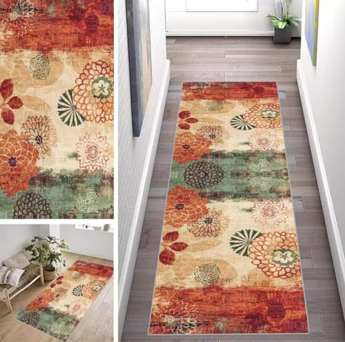 ZUZEKU Boho Läufer Flur Küche Waschbar rutschfest 40X80cm Marokko Bunt Vintage Lang Küchenteppich Flurteppich Teppich Fur Korridor Wohnzimmer Schlafzimmer Meterware Anpassbar ZUZEKU Boho Läufer Flur Küche Waschbar rutschfest 40X80cm Marokko Bunt Vintage Lang Küchenteppich Flurteppich Teppich Fur Korridor Wohnzimmer Schlafzimmer Meterware Anpassbar von ZUZEKU