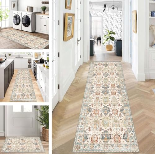 ZUZEKU Boho Läufer Flur Küche Waschbar rutschfest 80X450cm Lang Rot Beige Blau Küchenteppich Flurteppich Teppich Fur Korridor Wohnzimmer Schlafzimmer Meterware Anpassbar ZUZEKU Boho Läufer Flur Küche Waschbar rutschfest 80X450cm Lang Rot Beige Blau Küchenteppich Flurteppich Teppich Fur Korridor Wohnzimmer Schlafzimmer Meterware Anpassbar von ZUZEKU