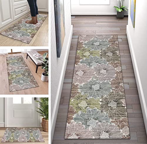 ZUZEKU Küchenläufer Waschbar rutschfest 3D Blumen 80x160cm Flurläufer Korridor Teppichläufer Küchenteppich Schlafzimmer Esszimmer Polyester Meterware Anpassbar ZUZEKU Küchenläufer Waschbar rutschfest 3D Blumen 80x160cm Flurläufer Korridor Teppichläufer Küchenteppich Schlafzimmer Esszimmer Polyester Meterware Anpassbar von ZUZEKU