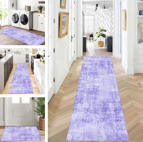 ZUZEKU Läufer Flur Küche Waschbar rutschfest 110X180cm Lang Lila Küchenteppich Flurteppich Teppich Fur Korridor Wohnzimmer Schlafzimmer Meterware Anpassbar ZUZEKU Läufer Flur Küche Waschbar rutschfest 110X180cm Lang Lila Küchenteppich Flurteppich Teppich Fur Korridor Wohnzimmer Schlafzimmer Meterware Anpassbar von ZUZEKU