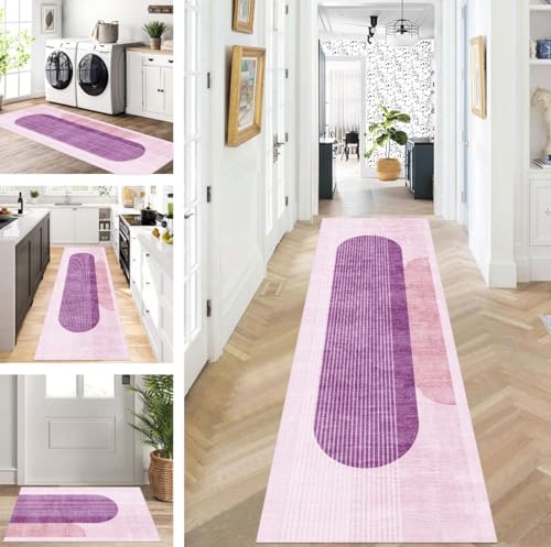 ZUZEKU Läufer Flur Küche Waschbar rutschfest 120X120cm Lang Lila Küchenteppich Flurteppich Teppich Fur Korridor Wohnzimmer Schlafzimmer Meterware Anpassbar ZUZEKU Läufer Flur Küche Waschbar rutschfest 120X120cm Lang Lila Küchenteppich Flurteppich Teppich Fur Korridor Wohnzimmer Schlafzimmer Meterware Anpassbar von ZUZEKU